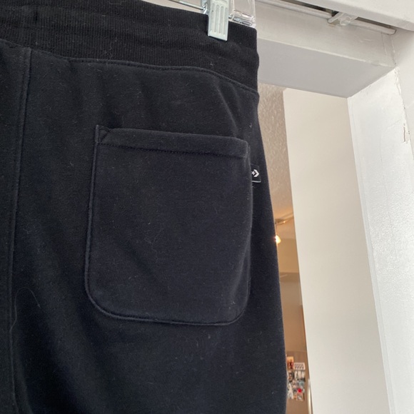 Convere High Waisted Slim Fit Black Sweatpants - Picture 10 of 12